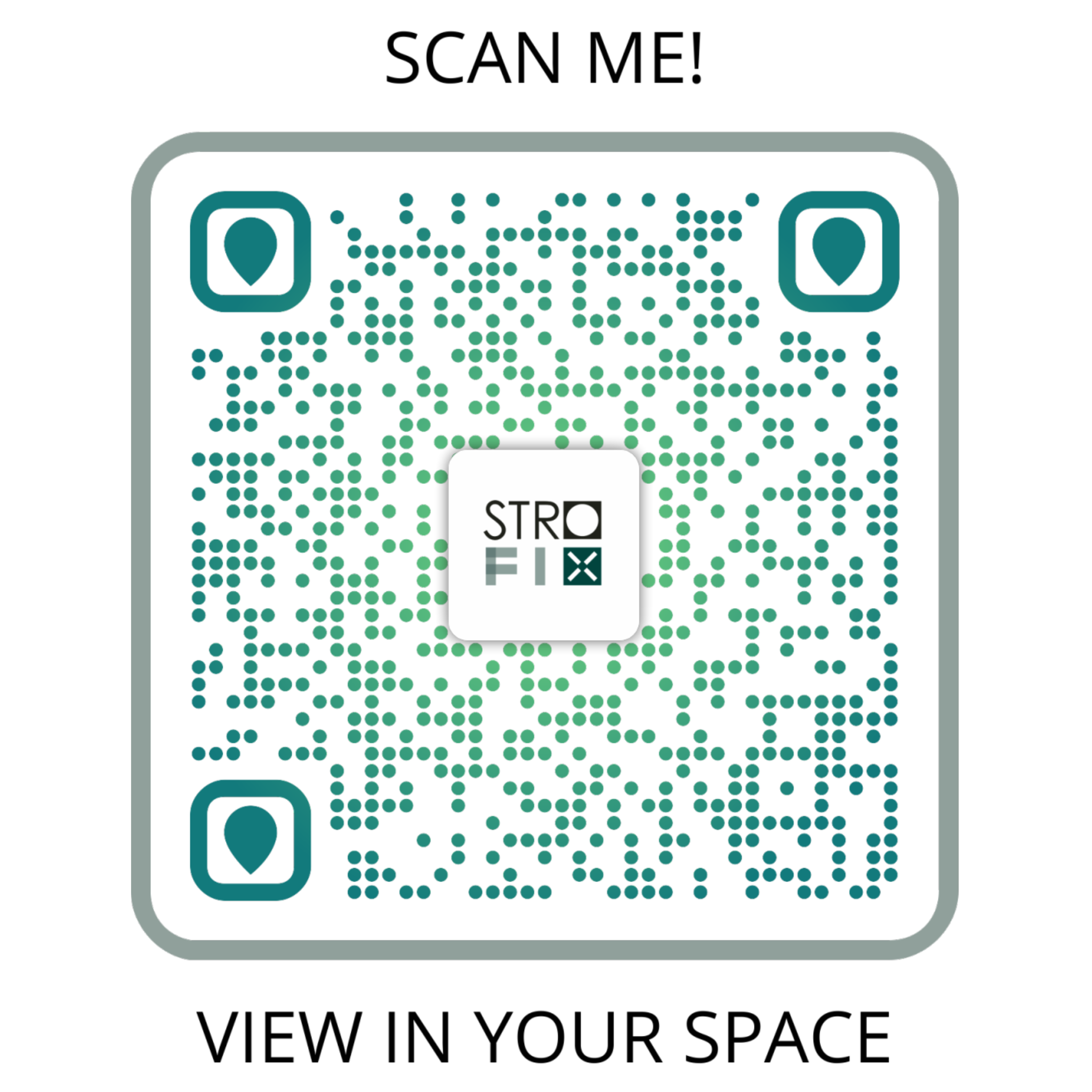 Glass railing system For stairs - Flat - StroFIX