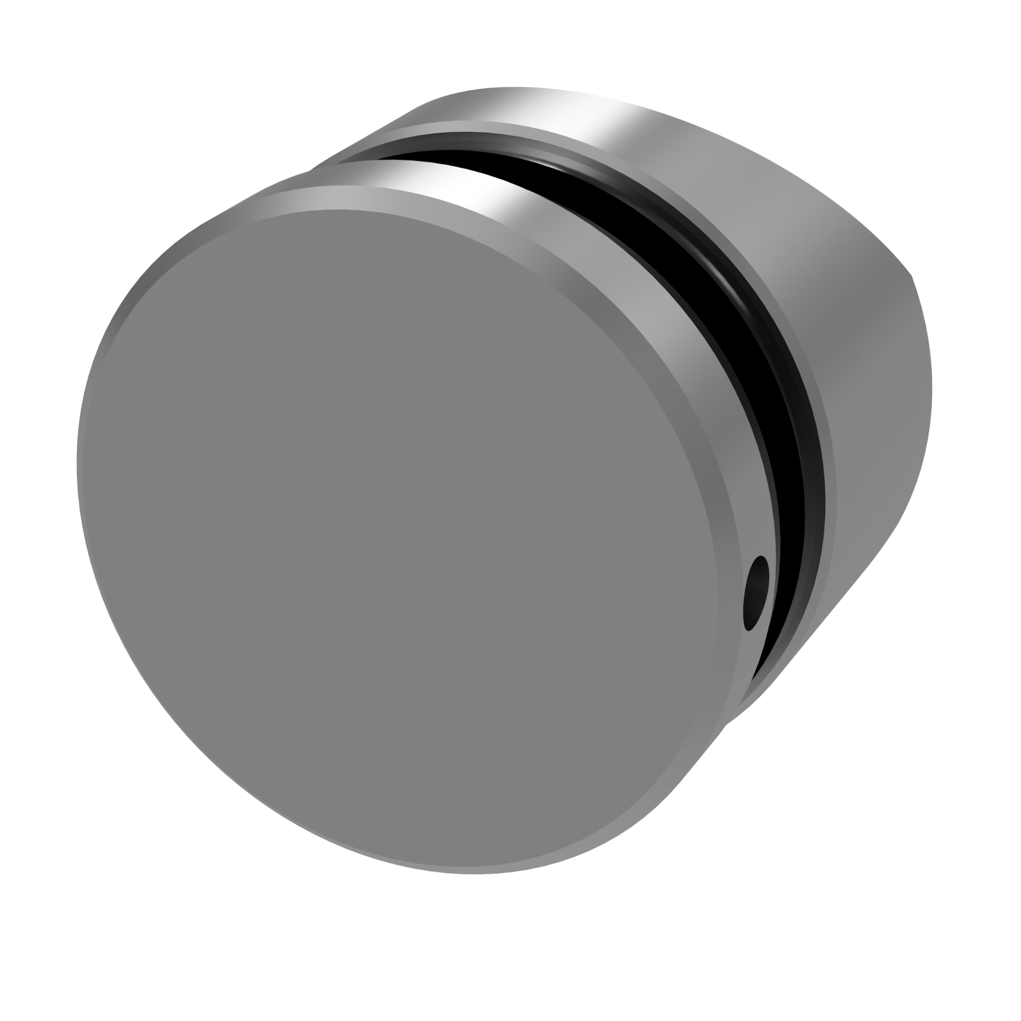 Glass adaptor D40, SS, satin, for tube Ø42.4 - StroFIX