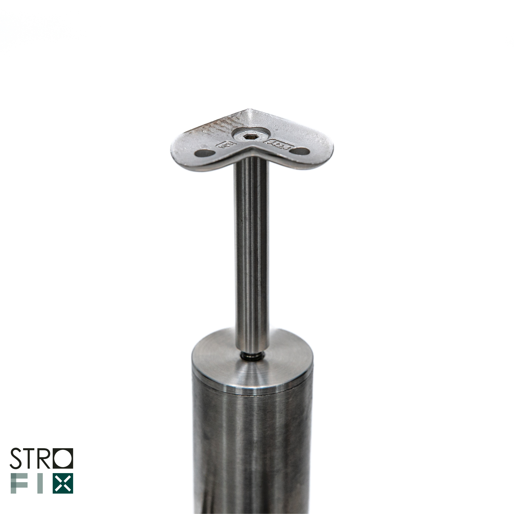 Glass railing system for a flat surface - 42.4 - StroFIX