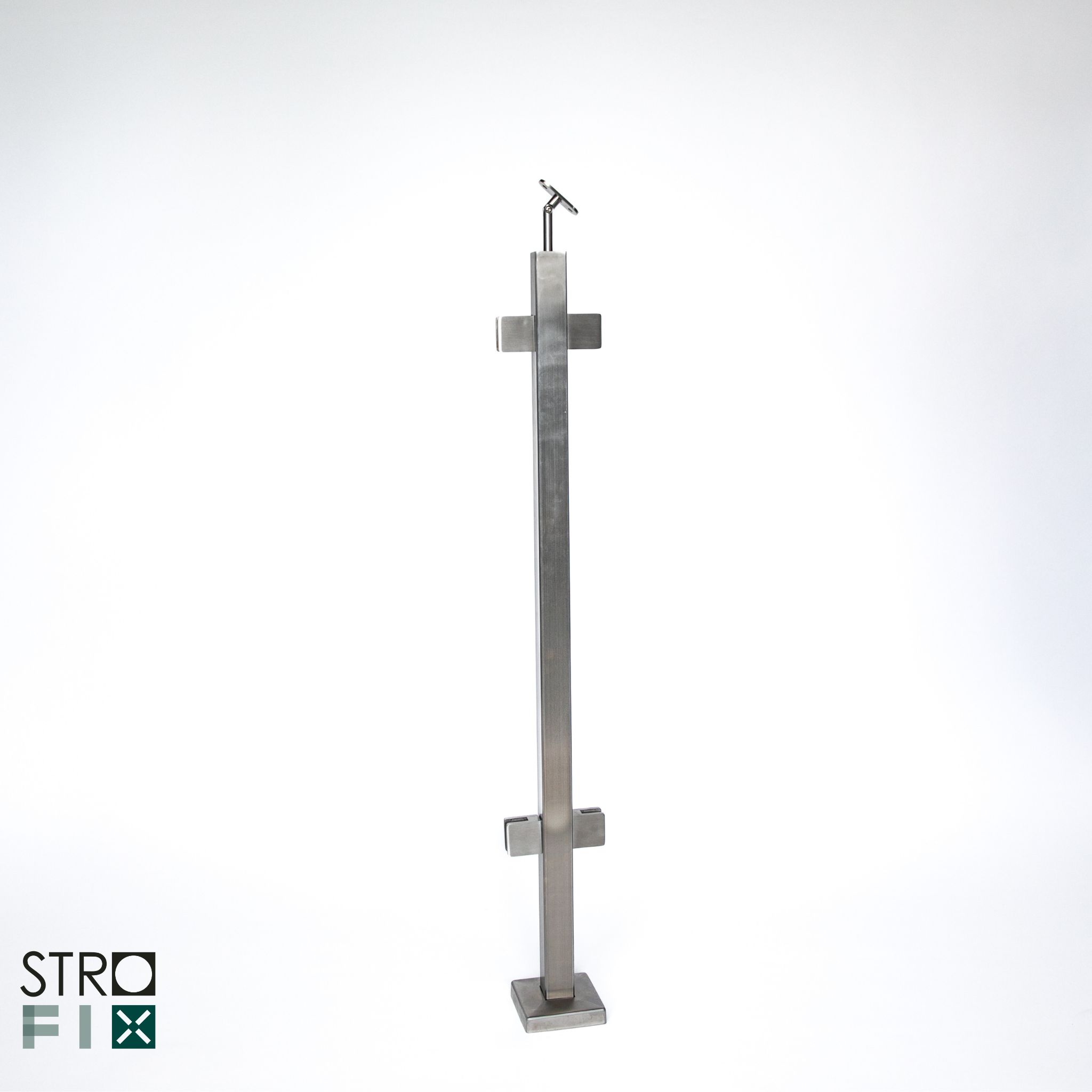 Glass railing system For stairs - Flat - StroFIX