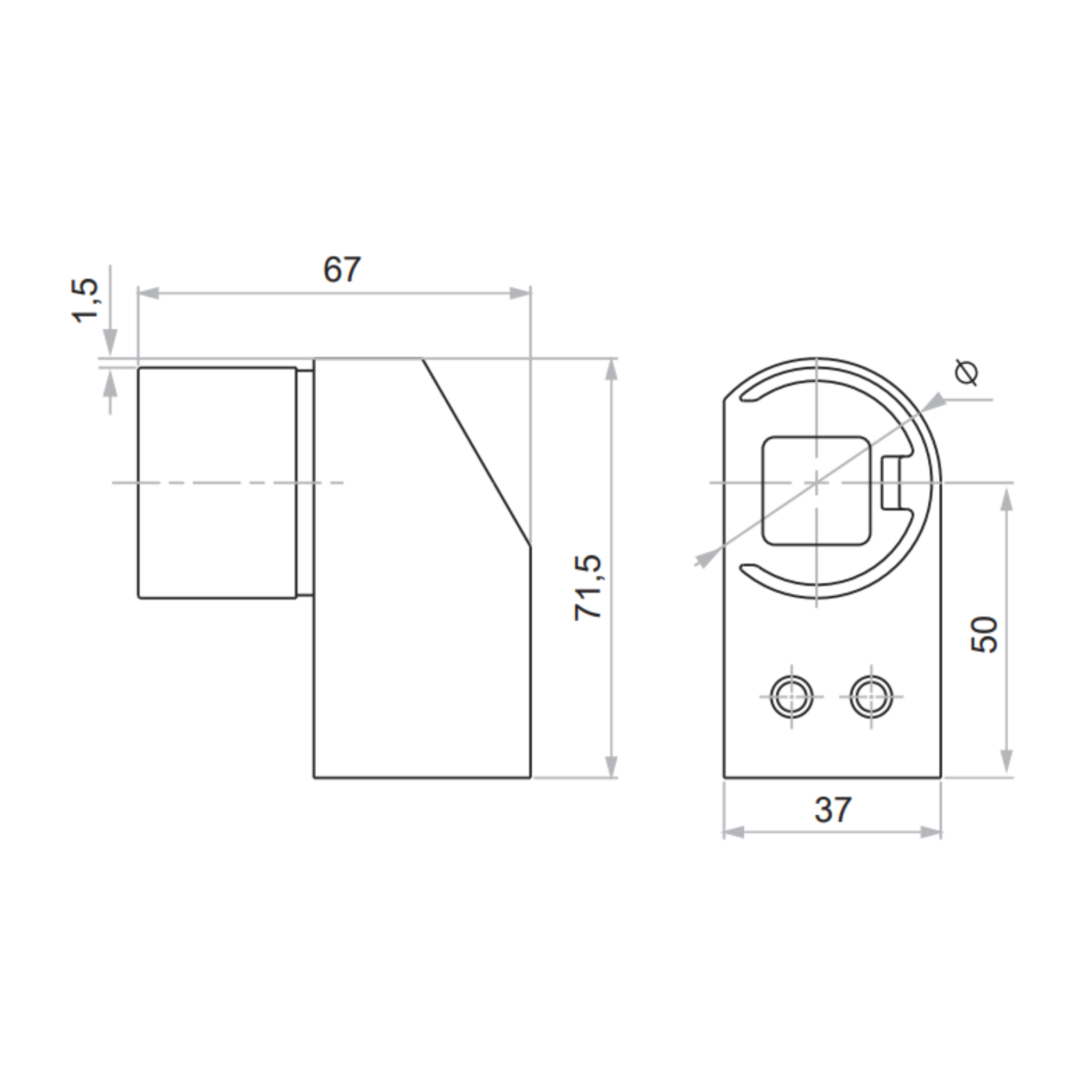 The set of components for French balconies - StroFIX