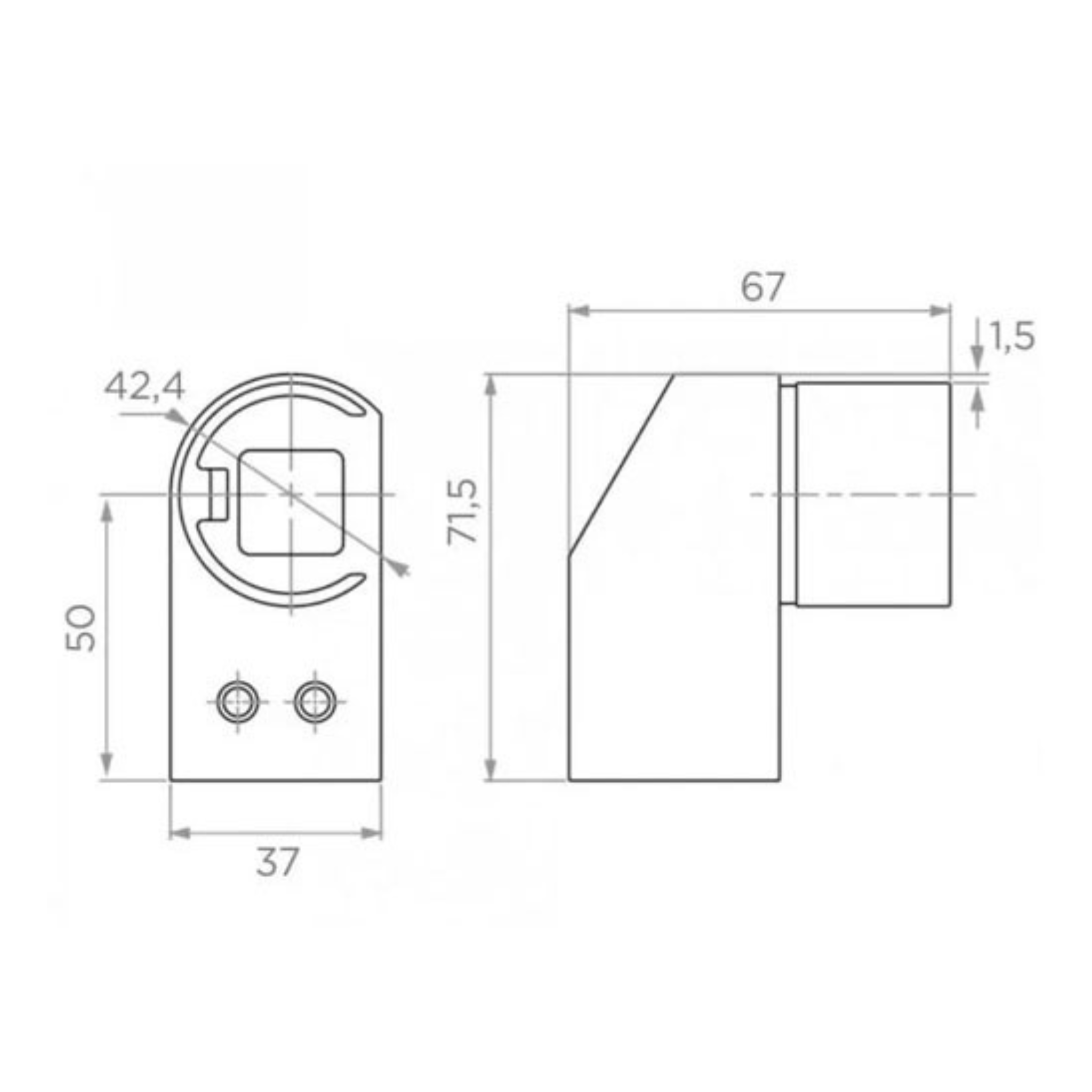 The set of components for French balconies - StroFIX