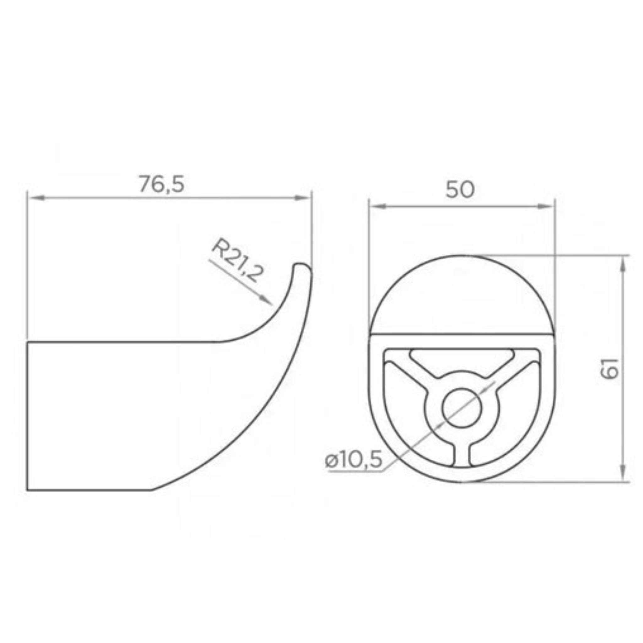 The set of components for French balconies - StroFIX