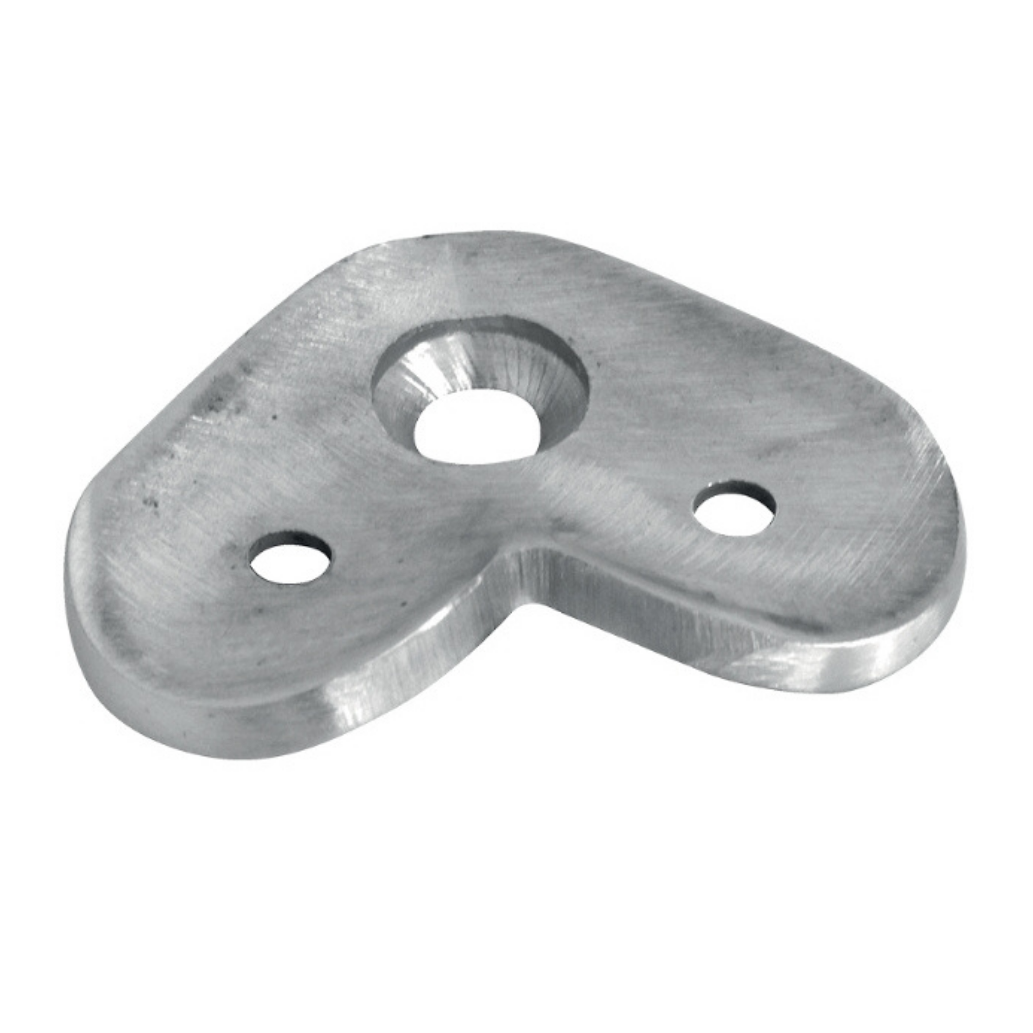 Corner handrail plate (90º) - 42.4 - StroFIX